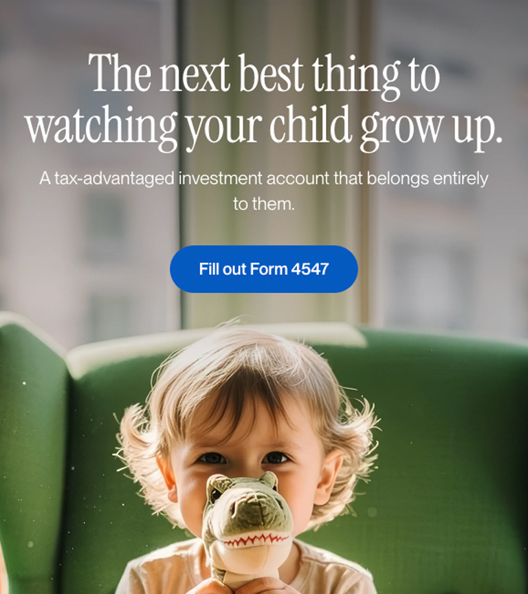 MichaelDell's tweet image. My wife and I are seeding 25M kids with $250 each, and the government is giving newborns $1,000. 🇺🇸🚀

To claim your child's "Future Wealth" starter pack, you must file IRS Form 4547.

Don’t let them start at zero. Claim it here: irs.gov/instructions/i…