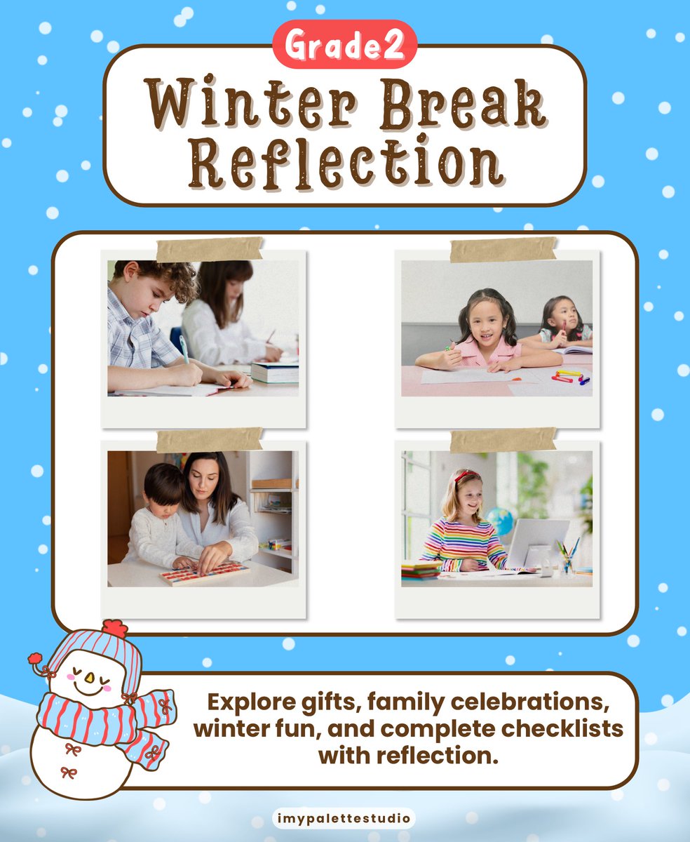 imypalettex's tweet photo. ✨Help Grade 2 learners organize and write holiday memories clearly using structured winter worksheets for paragraphs!📘

GET IT NOW ON TPT
🔗 https://t.co/lWjrmBu4DD

#TPT #imypalettestudio #ParentingMindset #ParentTips #WorksheetsForKids #WinterWorkbook #SecondGradeLearning https://t.co/Za6O6vCI0Z