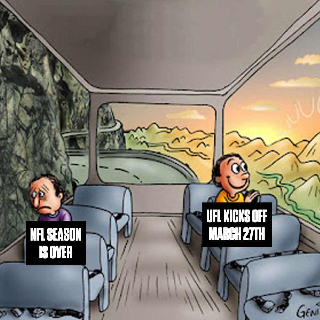 TheUFL's tweet image. Who said football had to end?

The United Football League kicks off March 27th on FOX!