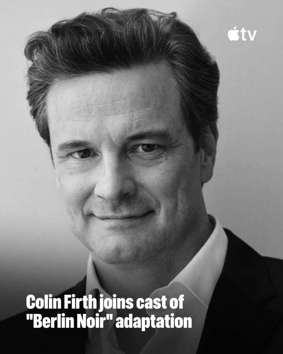 AppleTV's tweet image. Willkommen, Colin.

Based on Philip Kerr’s bestselling novels and executive-produced by Tom Hanks, Colin Firth joins Jack Lowden in the upcoming adaptation of “Berlin Noir.”