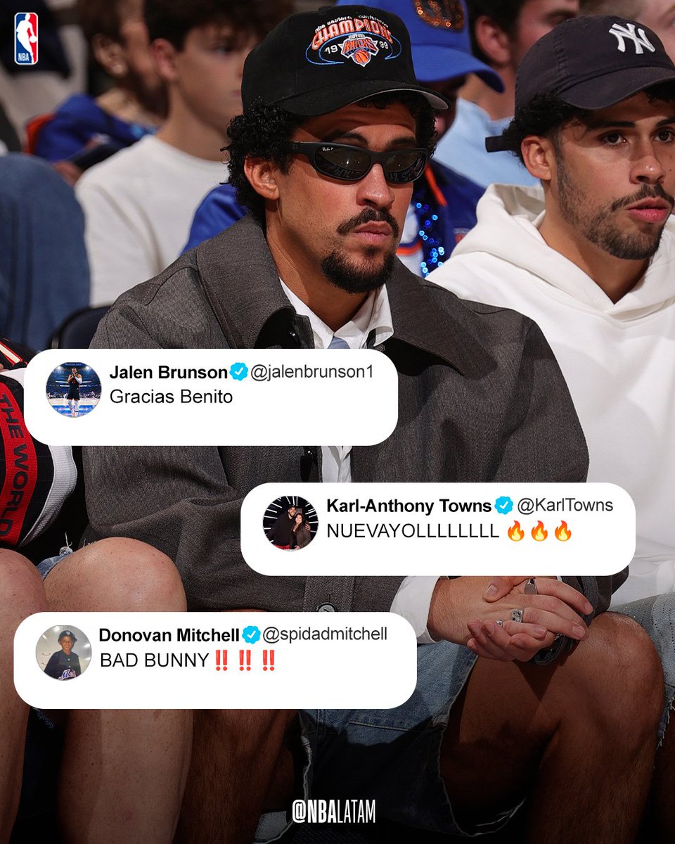 Los jugadores de la NBA disfrutaron de Bad Bunny en el #SuperBowlLX