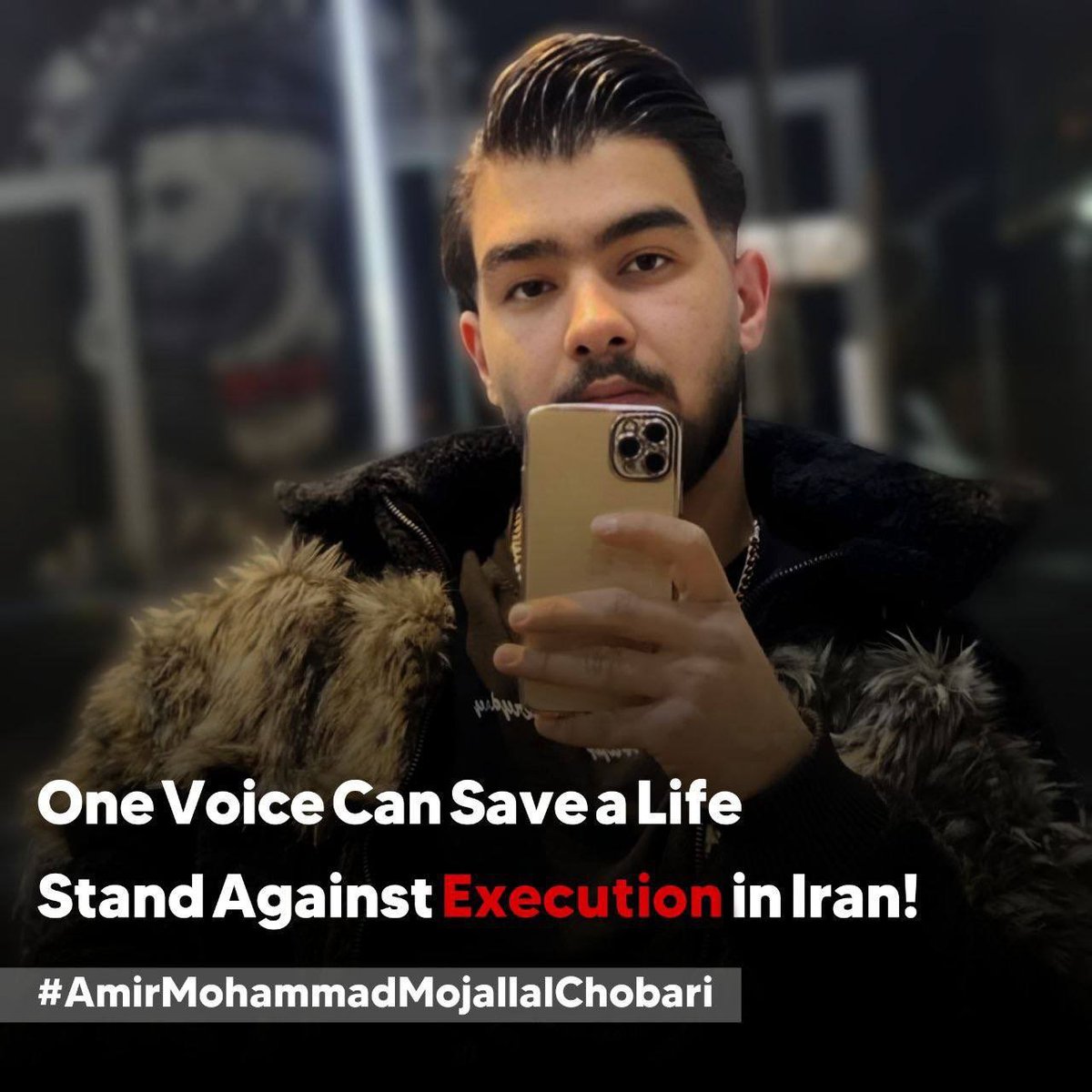 From peaceful protest to death row, #AmirMohammadMojallalChobari is one of many protesters detained during Iran’s 2026 uprising and sentenced to death by the IRGC. International human rights organizations must intervene immediately.
#StopExecutionInIran