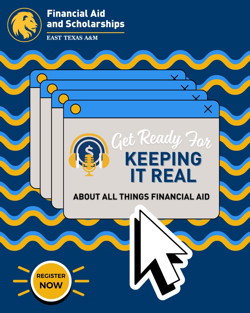 💬Financial aid questions? We’ve got answers. Join our Keeping It Real zoom session this Thursday at 2PM! Our financial aid advisors will be there to answer your questions - no stress, no judgment.
👉Register now through the LinkTree in our bio! #ETAMU #financialaid #collegeready
