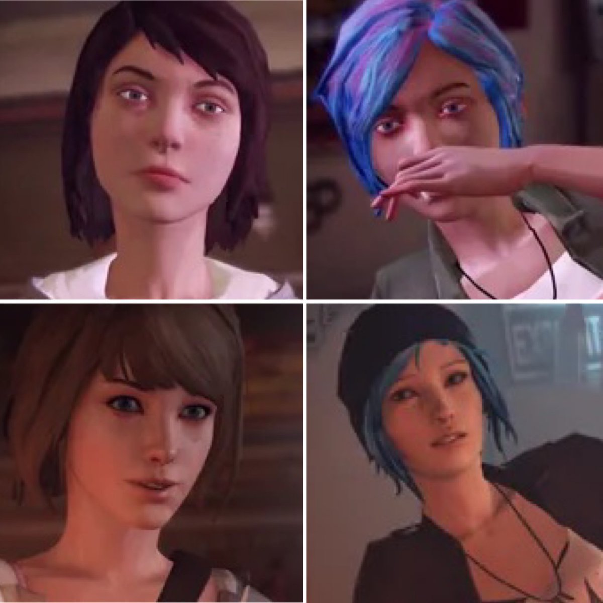 DomTheBomb's tweet image. Prototype Models of Max &amp;amp; Chloe vs Full Game

#LifeisStrange