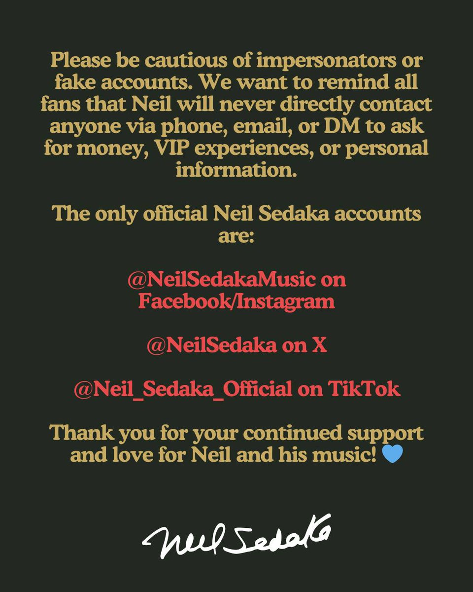 Neil Sedaka tweet media