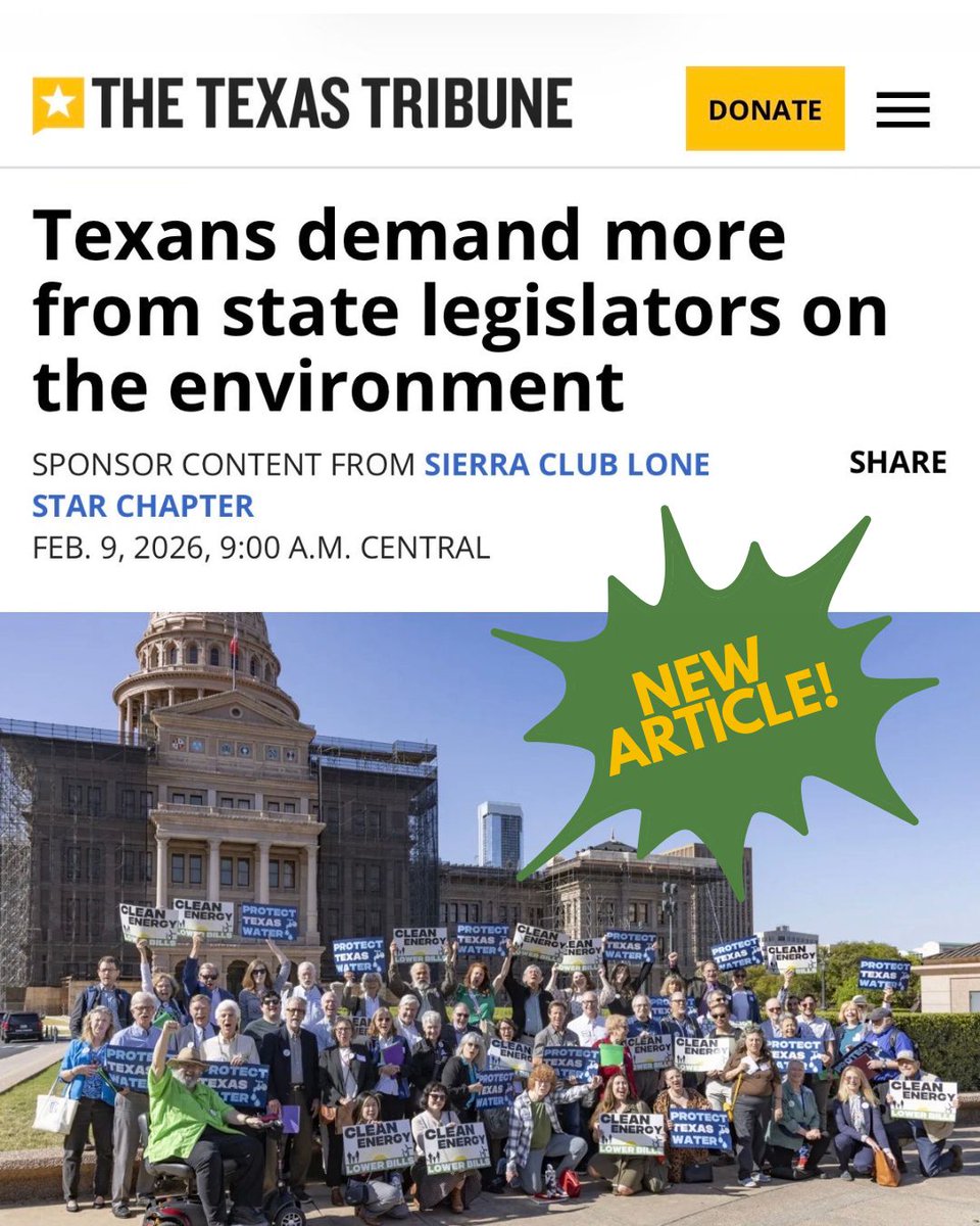 Texas Sierra Club tweet media