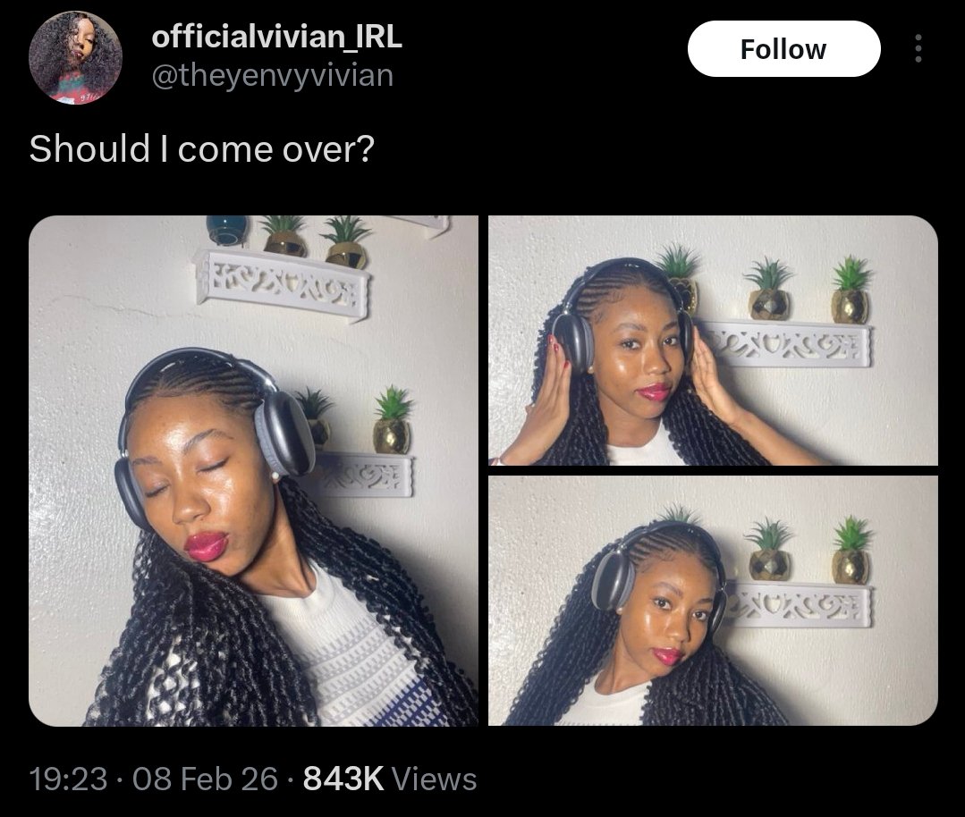 Isn't it high time y'all stop engaging her whether positive or negative, cos that's how she becomes less relevant on this street.

For freshers on this X institution, all I can say is  run oo  "in FELA's voice".