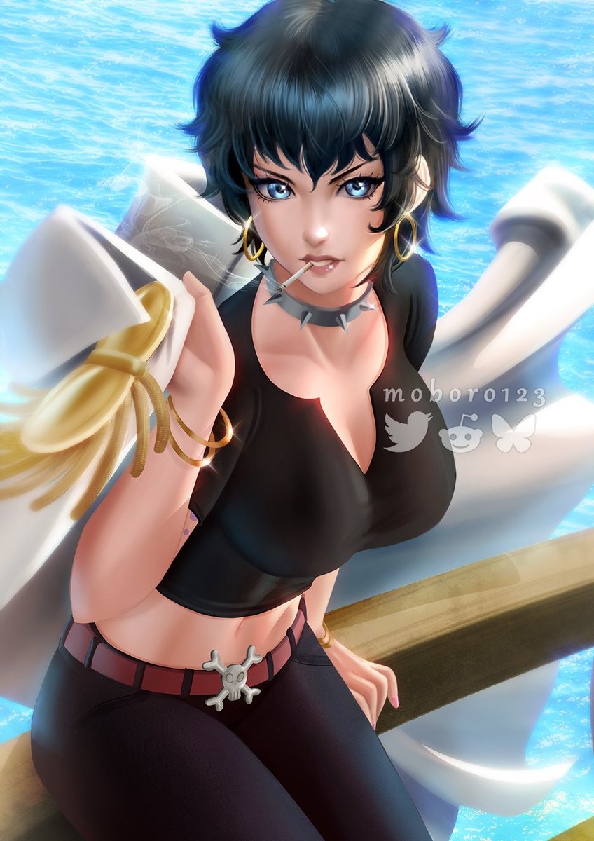 Not vtuber art this time, but I'm very much in love with Doll's design (one piece) so I had to draw her!

NSFW available on <a href="/vaimonen/">Vaimonen</a>