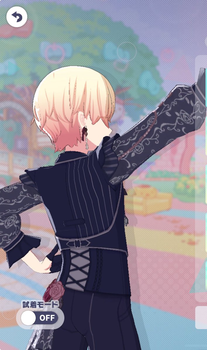 아 이 착장도 너무 좋다 발렌 의상 귀걸이 마지막 색깔이 이 의상 색깔이랑 똑같아서 완전 찰떡임