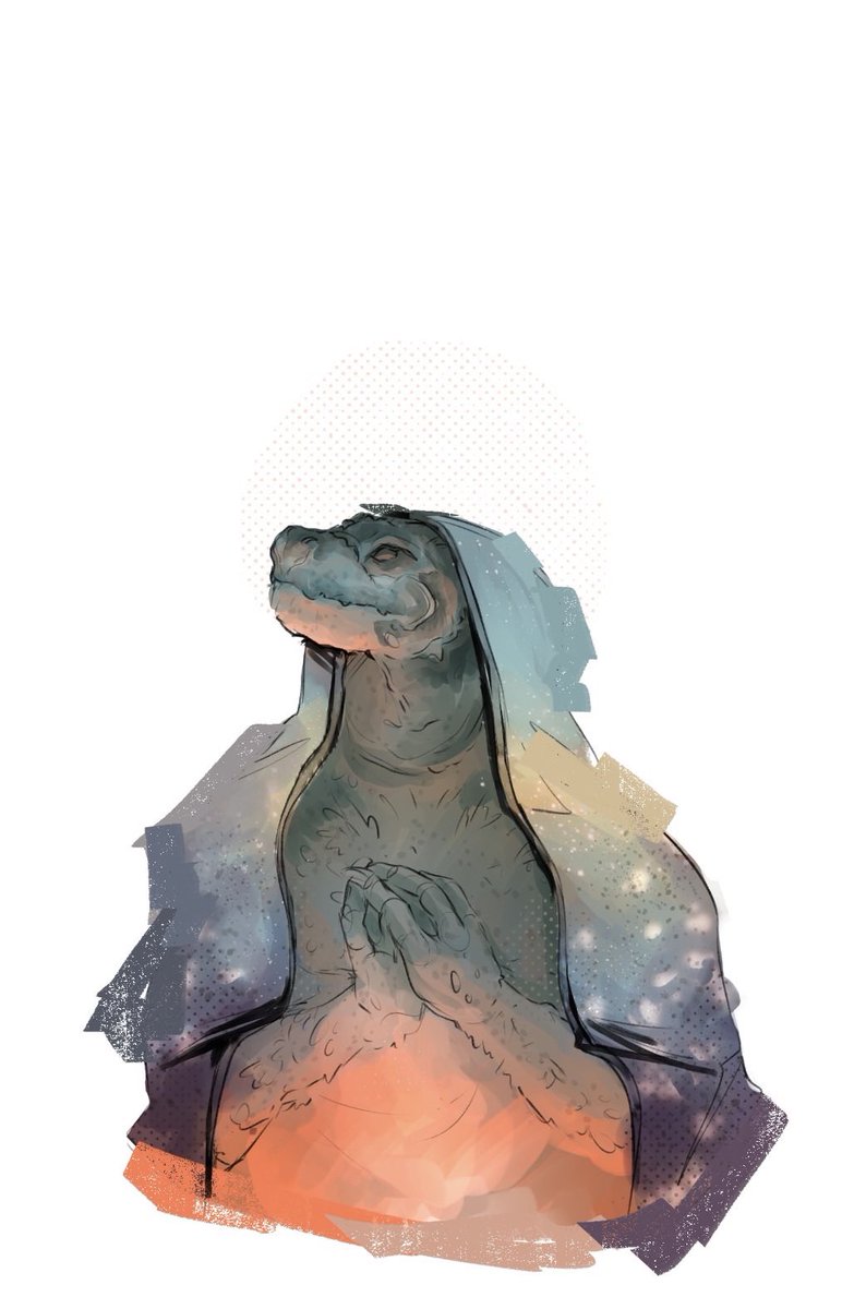 devilteethart's tweet image. Godzilla is kinda like the virgin marry if you really think about it 

#Godzilla