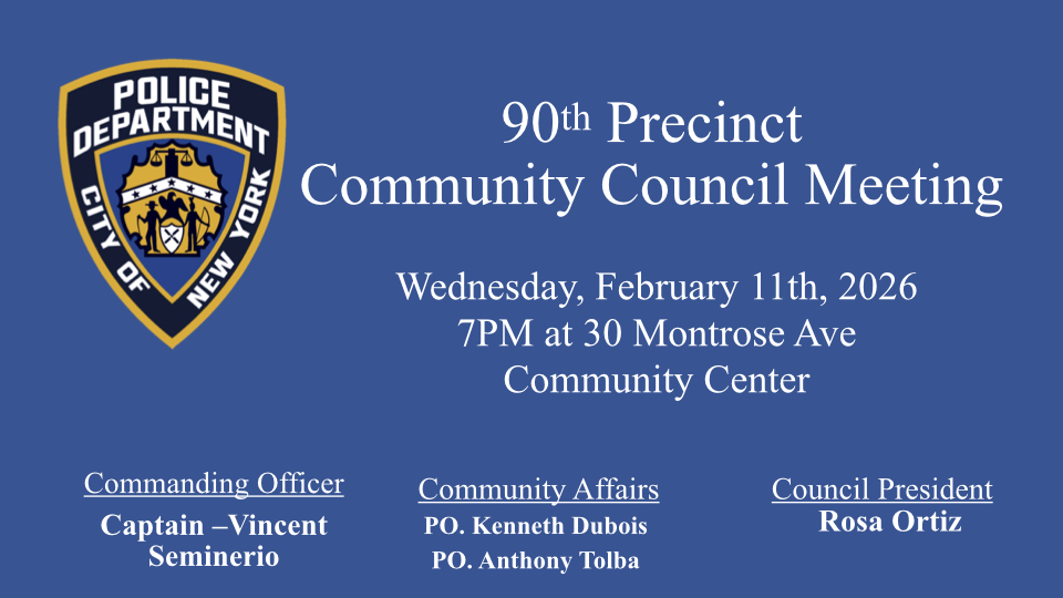 NYPD 90th Precinct tweet media