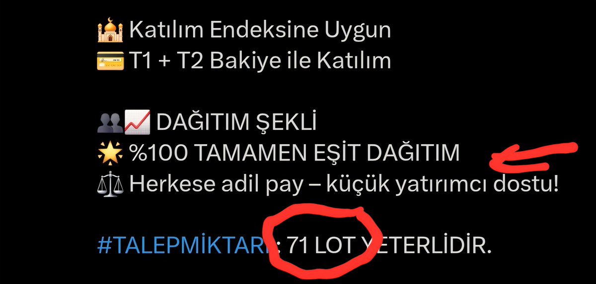 🔥 #BESTE: TARİHİ BİR DAYANIŞMAYA HAZIR MISINIZ? 🚀

Bu sadece bir halka arz değil; Küçük Yatırımcının (KY) gövde gösterisi! 💎 Herkeste tam 71 LOT var. Ne bir eksik, ne bir fazla! Eşitlik geldi, şimdi sıra GÜÇ BİRLİĞİNDE! 💪

🧠 BEYİN FIRTINASI: SATIŞ YOKSA DURMAK YOK!
📌