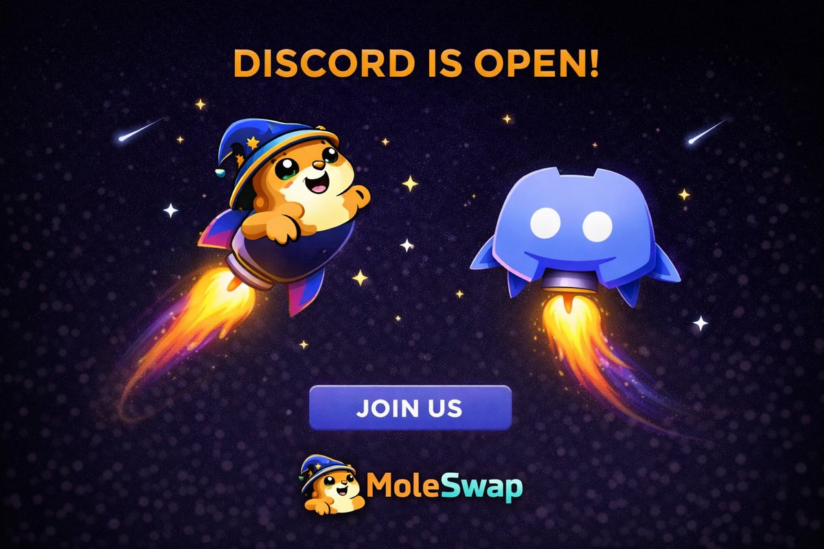 The Tunnel Leads to Discord. 
Never Stop digging...

Join - discord.gg/moleswap