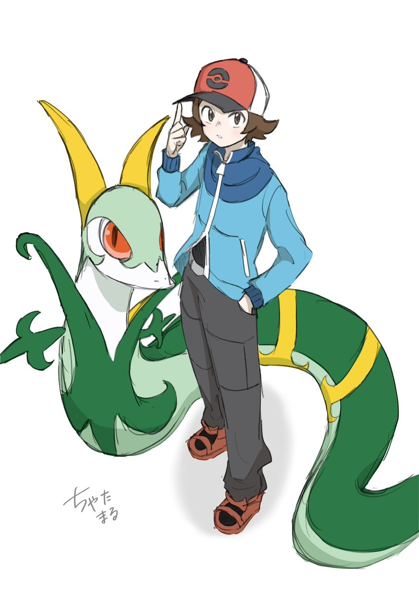 chatamaru_pk's tweet image. トウヤ＆ジャローダ