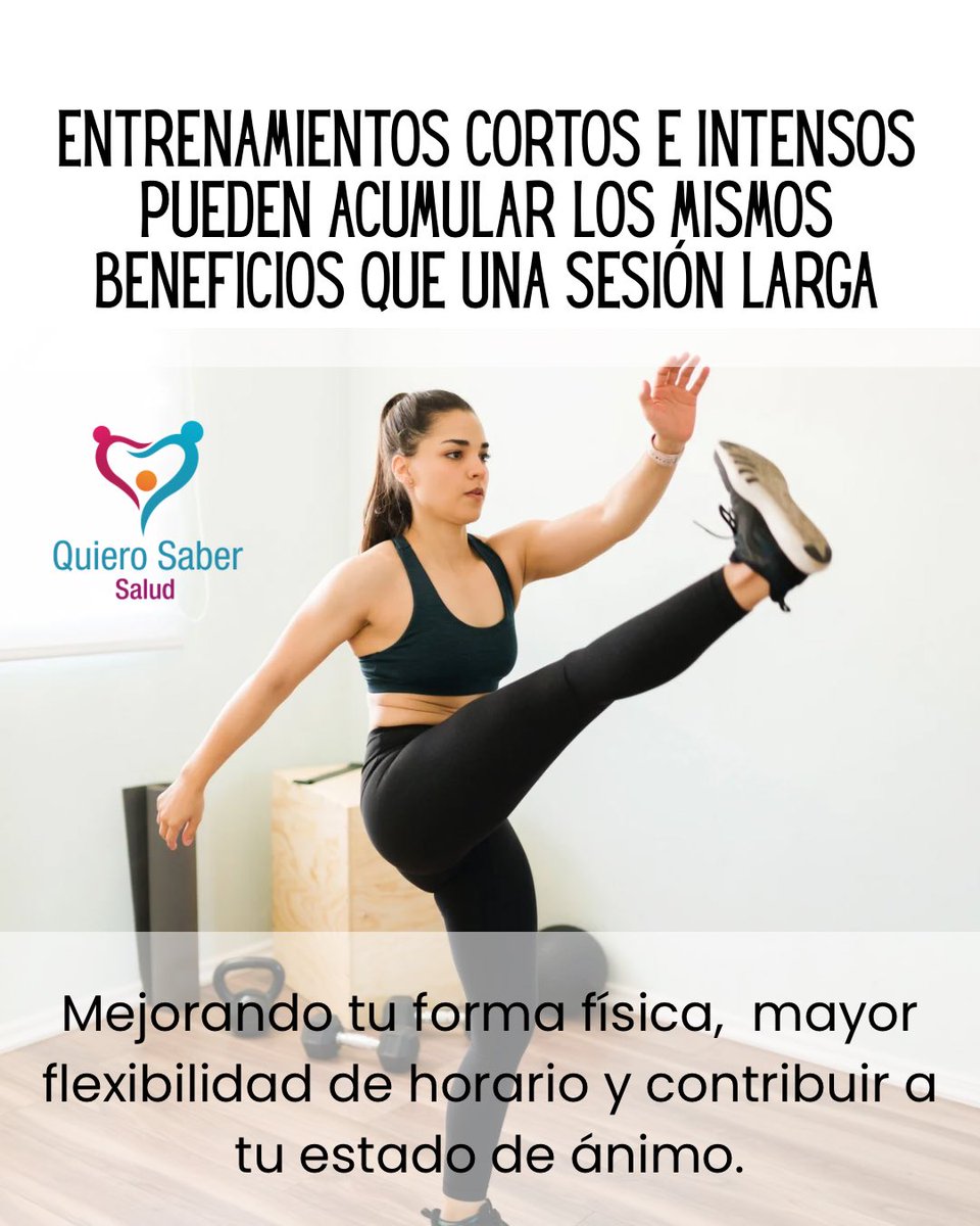 Hacer algo, es mejor que no hacer nada. Aprovecha esos 10 minutos e intenta dividir tu sesión de entrenamiento en 3 sesiones de 10 minutos al día. 
#qssinforma #promociondelasaludmx #balanceenergetico