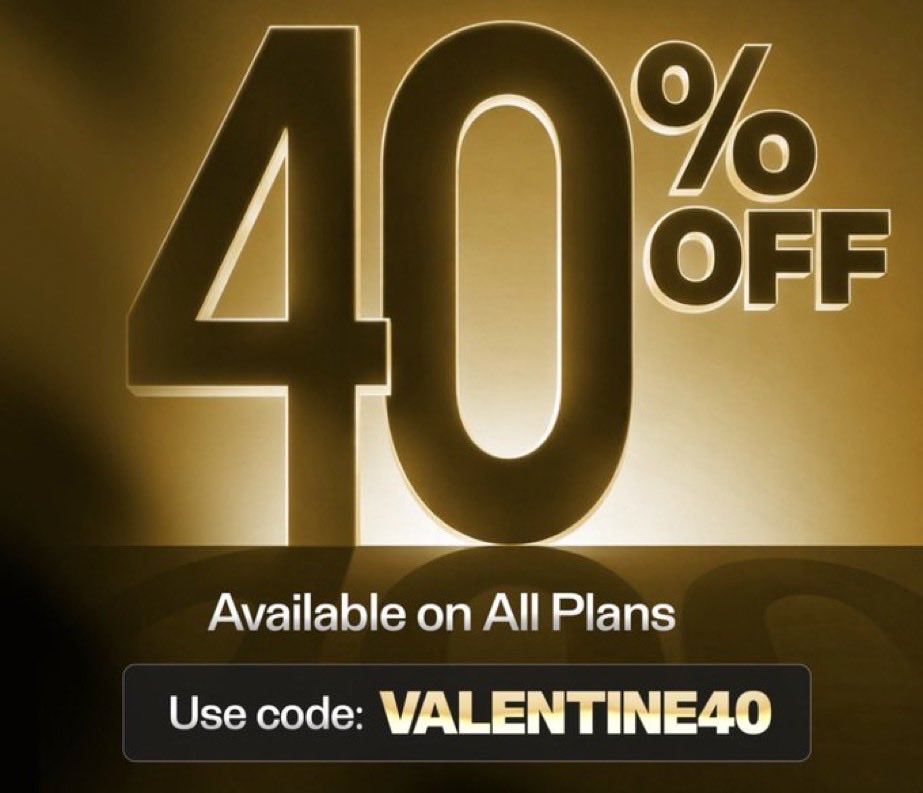 ❤️Valentine's Sale - 40% OFF ❤️

40% OFF sitewide for a limited time <a href="/GoatFunded/">Goat Funded Trader</a> 

Code: VALENTINE40

Link below 👇🏽 

Checkout.goatfundedtrader.com/aff/Mrseun/