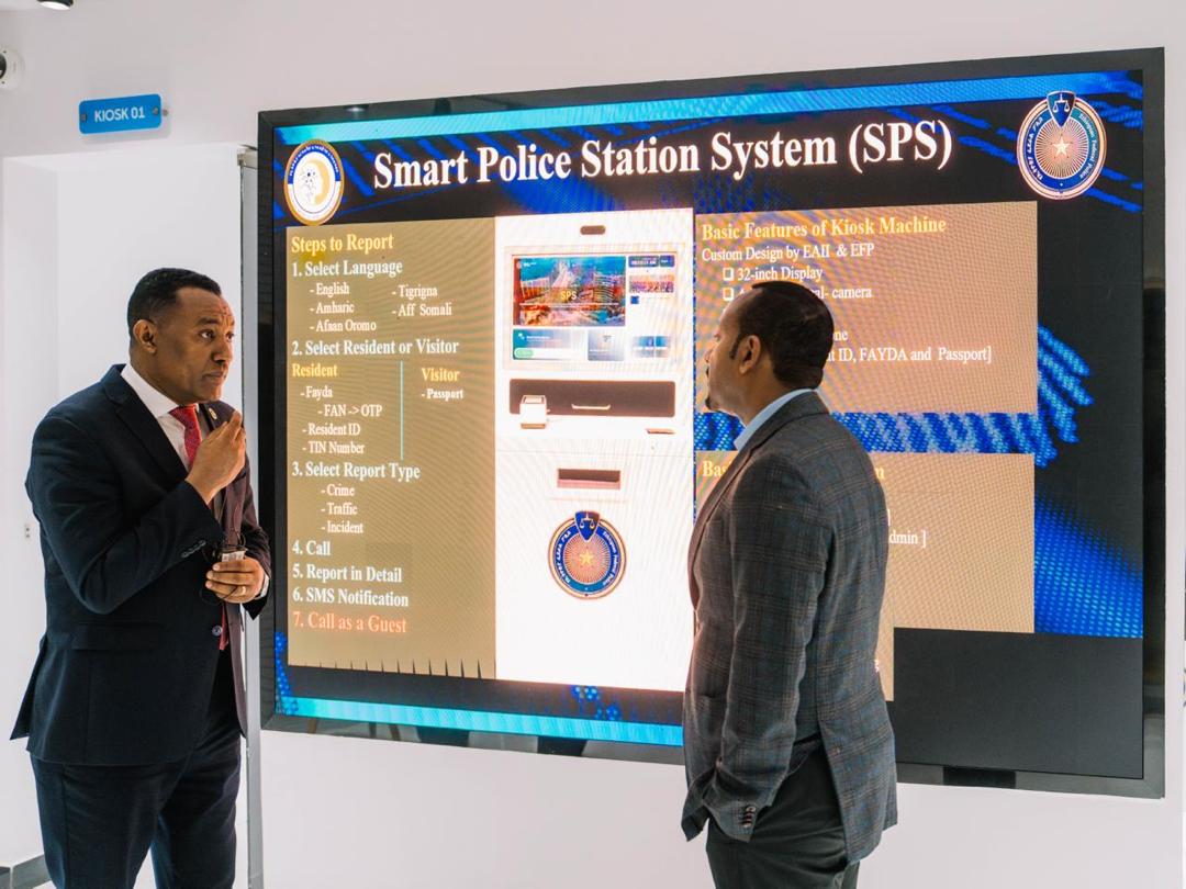 Today, we launched Ethiopia’s first unmanned police service, or smart police service.

This service will enable citizens to access police services more quickly and with the support of technology. In addition, the service will help the police take rapid action and streamline crime