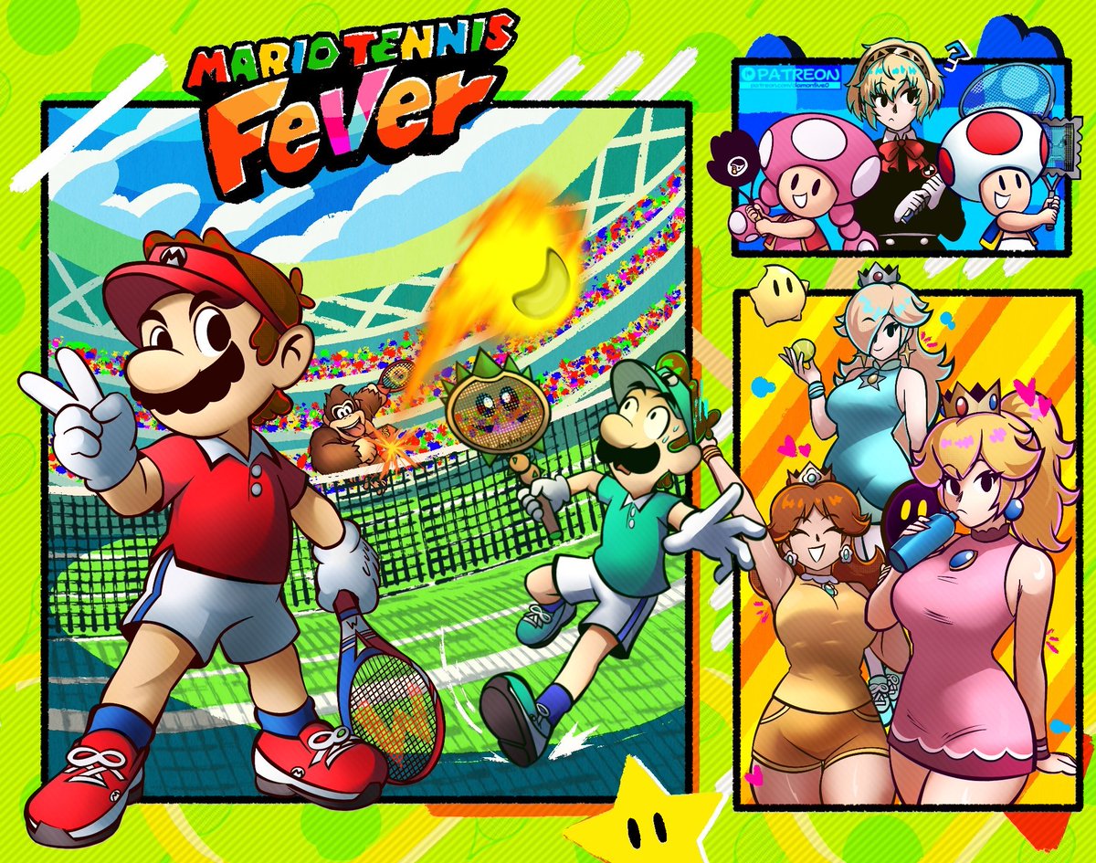 CaptainDizzyDX's tweet image. MARIO TENNIS FEVER