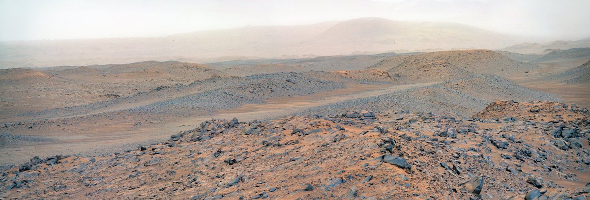 Mars Perseverance - Sol 1099

Not photometrically calibrated. Sky partially replaced. Several images.

Image Credit: NASA/JPL-Caltech/ASU/MSSS/Thomas Thomopoulos