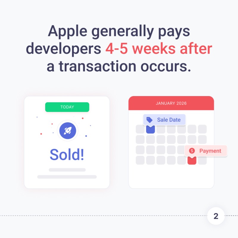 RevenueCat's tweet photo. Web payments open a new world of opportunities for mobile apps. 

Lower fees, easier attribution and, of course, faster payouts.

Faster payouts = more flexibility to reinvest in growth when things start to take off.