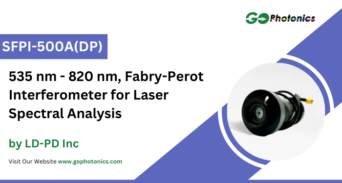 gophotonics's tweet photo. The SFPI-500A(DP) from LD-PD Inc is a Fabry-Pérot Interferometer that has a spectral response of 535 - 820 nm.

Click here to Download the Datasheet https://t.co/9xD9u20jyF

#LDPDInc #Fabry #Perot #interferometer #free #spectrum #Featured #Products #photonics #INDUSTRY #Insights https://t.co/9ThmUIjyvy