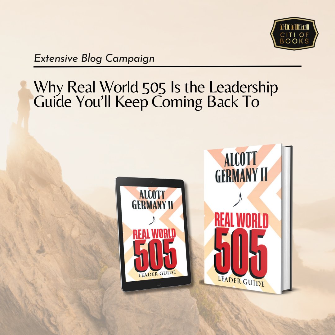 CITIOFBOOKSINC's tweet photo. What kind of leader are you becoming?
Real World 505: Leader Guide by Alcott Germany II challenges you to grow, reflect, and lead with authenticity. A guide youโll keep coming back to.
๐ Full blog https://t.co/A4uBRtUWYA
#LeadWithIntent #BookRecommendation #ThoughtLeadership https://t.co/A5o8Lx7N8S