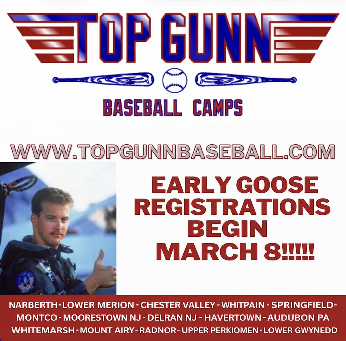Top Gunn baseball camps!