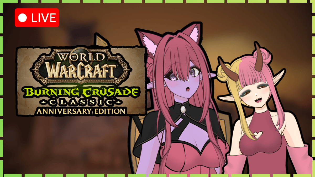 KiljoVT's tweet image. Short stream today with @JunebugsDragons where I drag them into Burning Crusade 

🟥: youtube.com/@kiljovt/live
🟪: twitch.tv/KiljoVT

#Vtubers #VtuberEN #WoWTBC