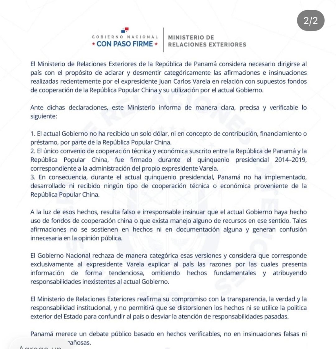 ¿Dónde  están los 143 millones que Barakat le menciona a Varela?. Cancillería desmiente a Varela