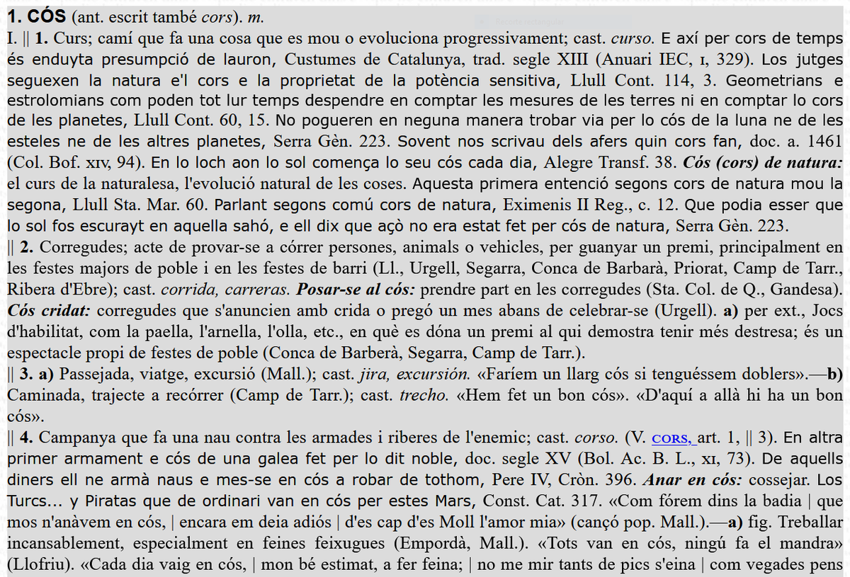 Virgili7's tweet photo. @Argent_viu @RamonSangles Podria ser, sí.

És molt interessant de llegir què en diu el diccionari Alcover-Moll (https://t.co/P2vYK8x2hn): https://t.co/nB9oj8H1rL