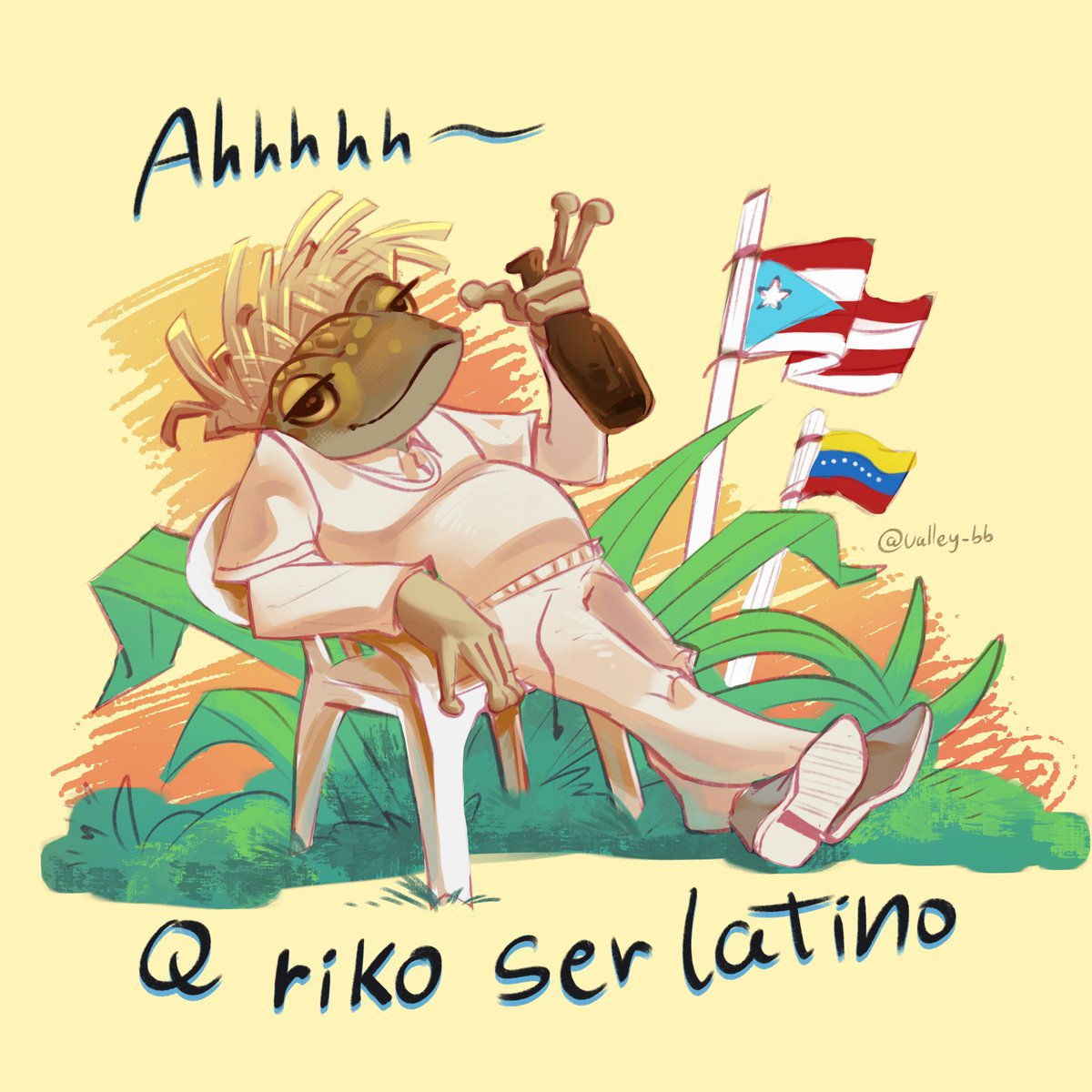 Nunca en la vida pense que haria un dibujo de un artista de reggaeton, pero aqui estamos 🥹 #SuperBowl #badbunnysuperbowl