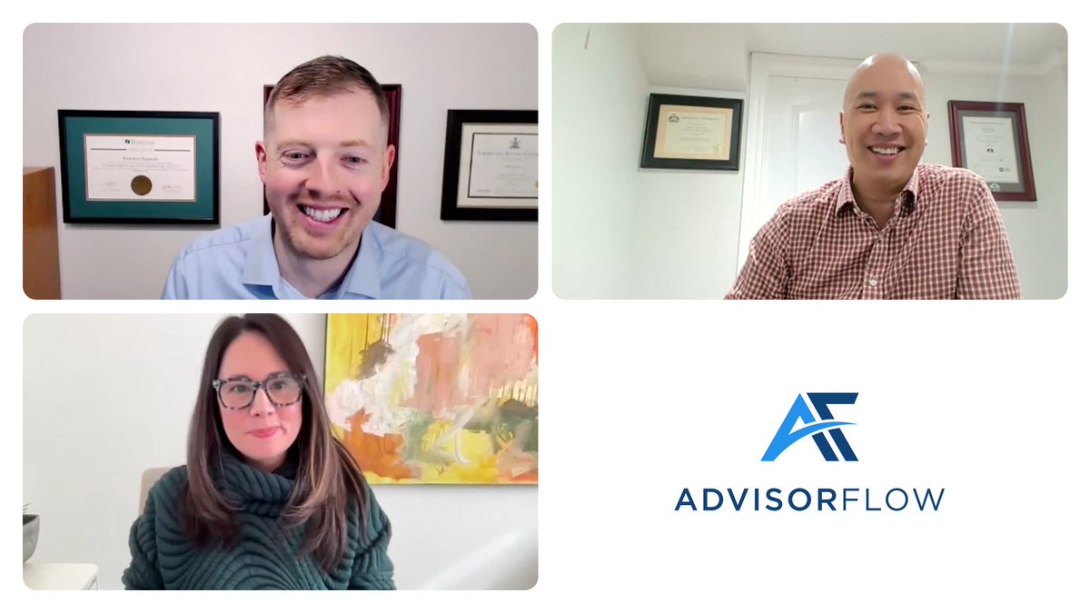 AdvisorFlow's tweet photo. 🎉 That’s a wrap on our #Webinar: Leaving Corporate for Advisory! 

Thanks to @TaraYDowney, @HermanHChan, and @_bchaps for sharing real-world insights on transitioning to independent advisory.

💻 Missed it? See the recap: https://t.co/1iT90Pr3rQ https://t.co/Rr569DQoTK