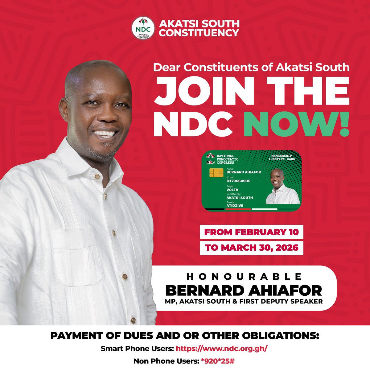 Development our goal. 

#NDC