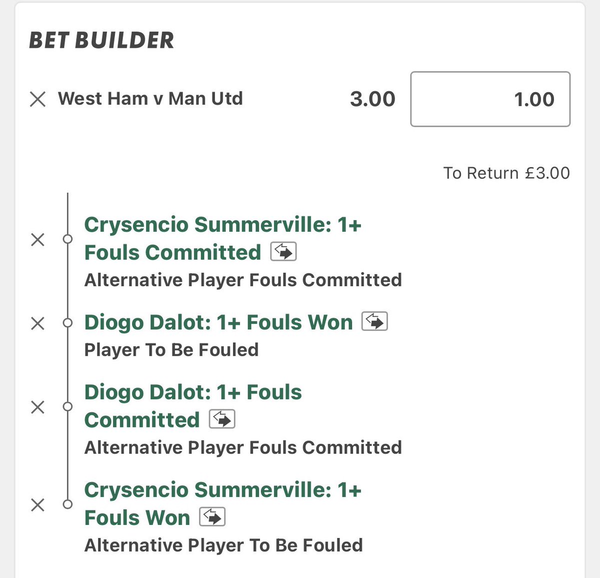 UnfilteredDc's tweet photo. West Ham v Man United 
1.75U

Free telegram group https://t.co/6ZY12zWxqd
Stats from @StatsHubCom 

Summerville fouls committed 
Summerville is averaging 1.83 fouls per game 
Last 10 - 1,2,1,2,2,4,1,2,3,4

Summerville fouls won 
Summervile is averaging 2.05 fouls won per game.
Last 10 - 2,2,2,2,2,1,4,1,2,4

Dalot fouls won and fouls committed 
Since the change of formation under carrick
Dalot has won a foul in 3/4 games and has committed a foul in 3/4 games.