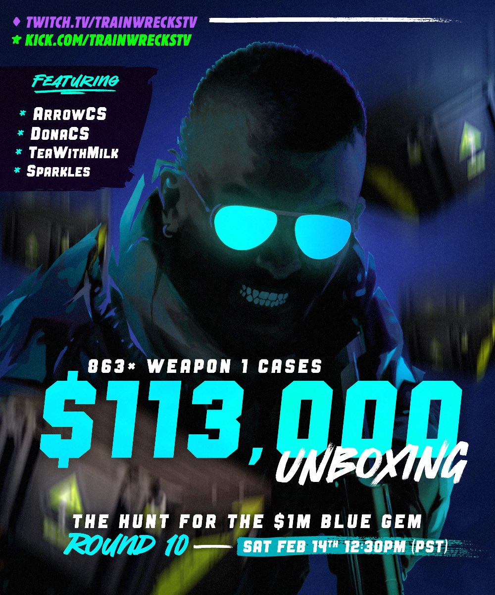 This Saturday. 1230pm pst. $113K US