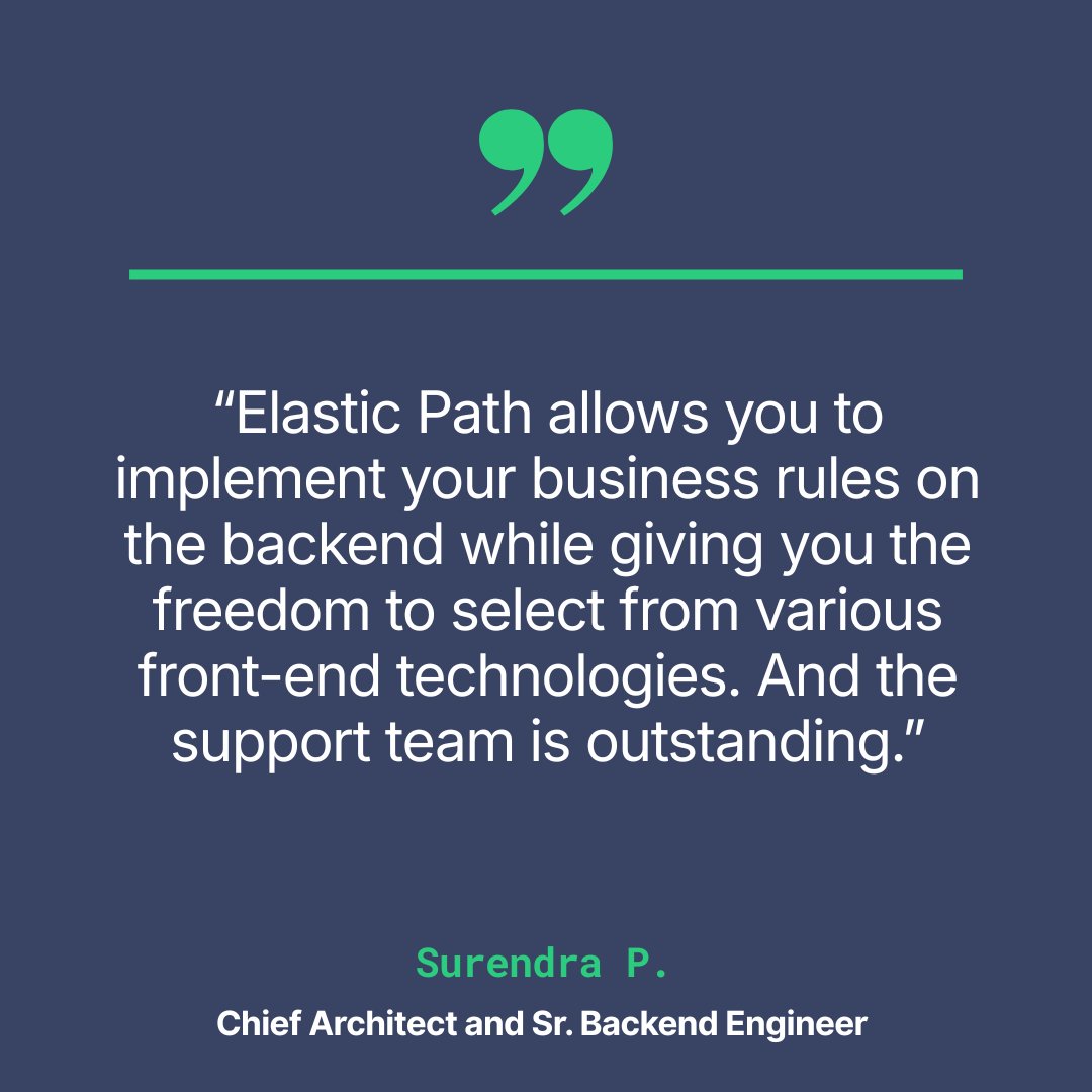 Elastic Path tweet media