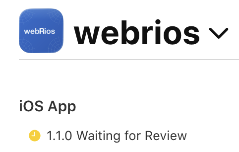 axiomsofxyz's tweet photo. webRios v1.1 is in the queue. Soon. #rstats #webR #iOS #AppUpdate https://t.co/ZhjyB8BgXC