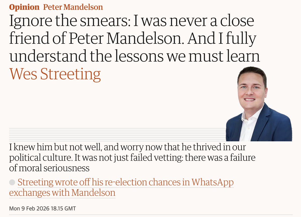 owenjonesjourno's tweet image. I did not have friendly relations with that man, Mr Mandelson.