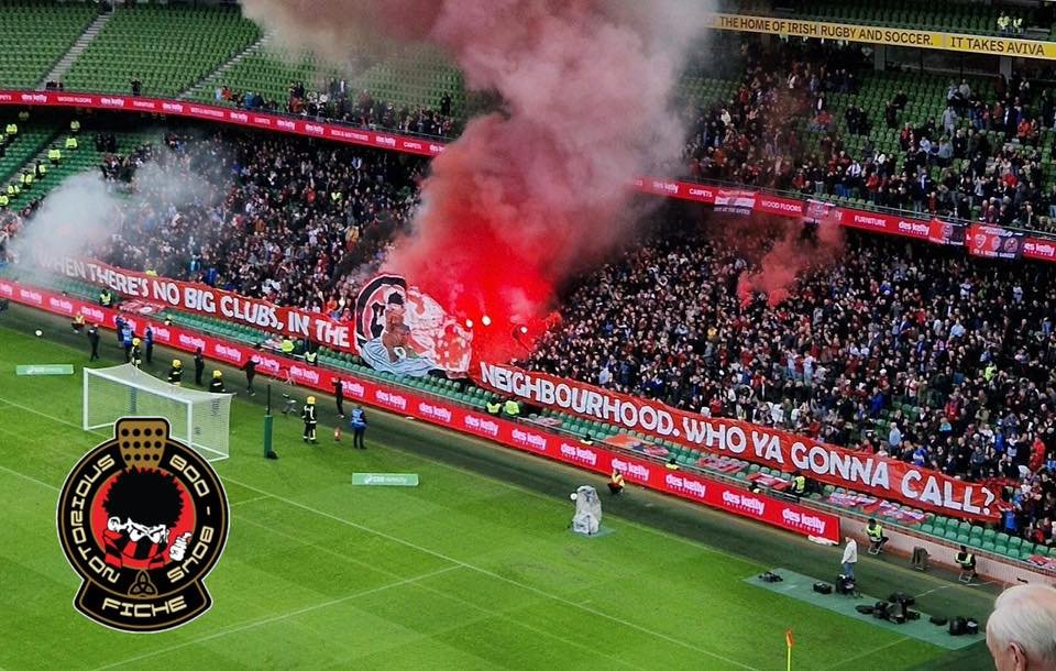 ultras_antifaa's tweet photo. ❝When There's No Big Clubs, In The Neighbourhood. Who Ya Gonna Call?❞

📍Bohemian FC, Ireland (08.02.2026) https://t.co/VNPY0kSffz