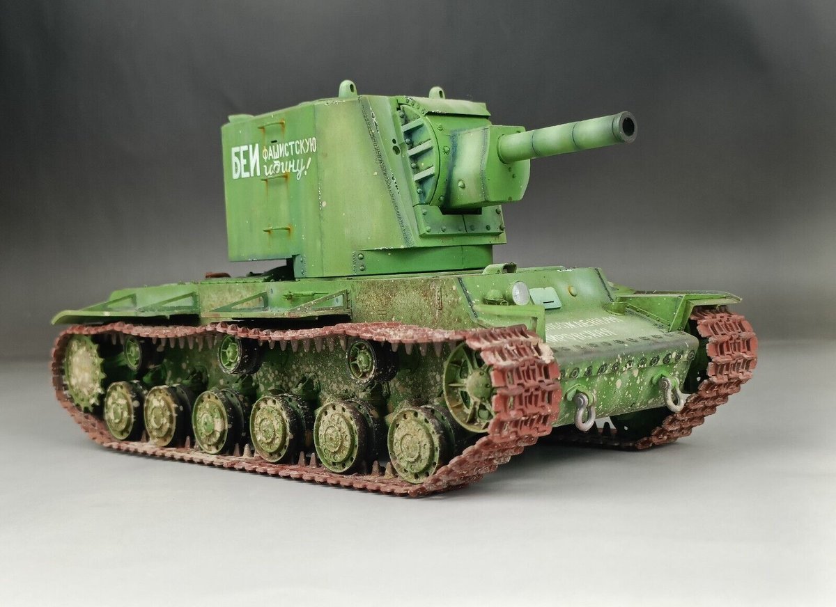 Yeah I prefer the KV2 turret on crab legs. Box > Sphere. Still an A-/B+ model for me.