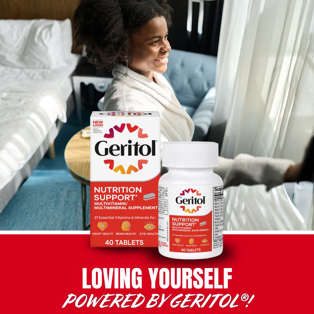 Show up for yourself every day.
Support your energy. Care for your heart.
Loving yourself, powered by Geritol®. ❤️ #HeartHealthMonth #DailyWellness #Geritol