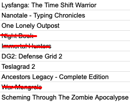 🎉 SPEEDY GIVEAWAY ROUND 6.4 🎉

🥇 steam key of your choice
⏰ ends at 75 reposts

💬 comment the game you want
🙆 follow &amp; repost