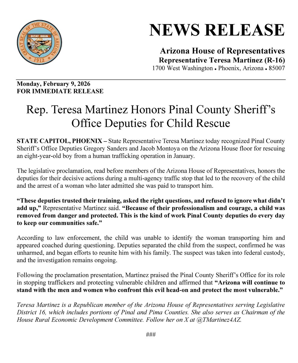 Arizona House Republicans tweet media