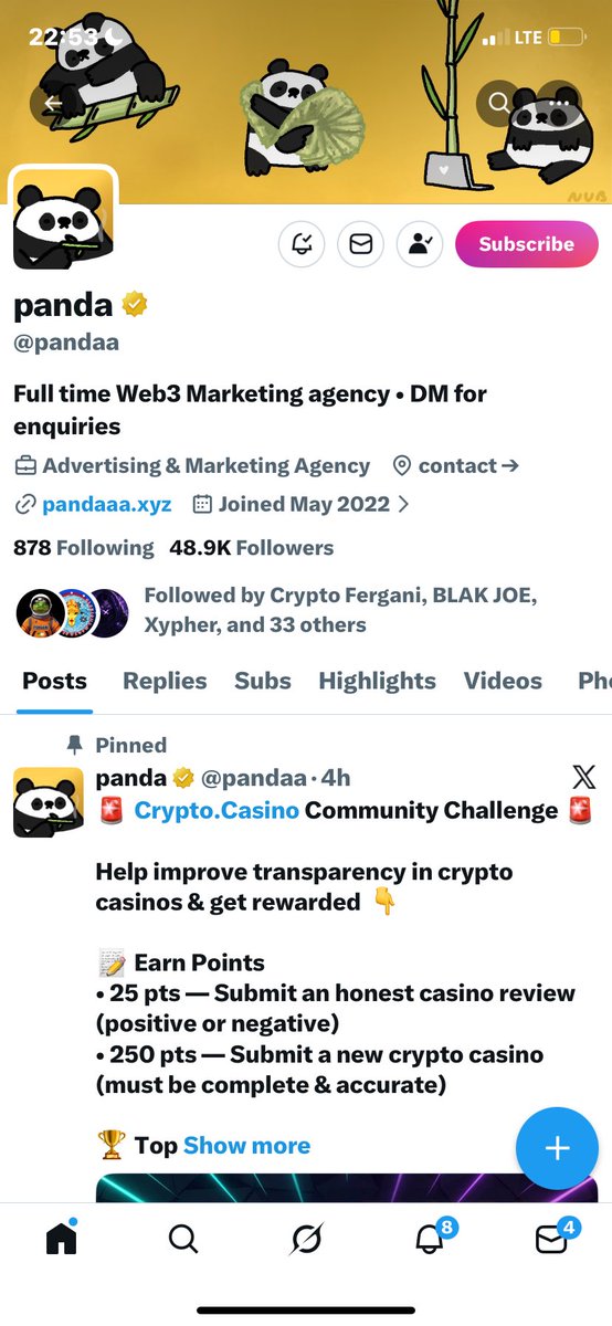 malletkhole's tweet photo. @pandaa @CryptoCasino Bless me 

GhTE9MeQnrAhZAKrMyjktcoBDTQzbTZkyhuZXJJbCn3j https://t.co/8MDHUl93F2