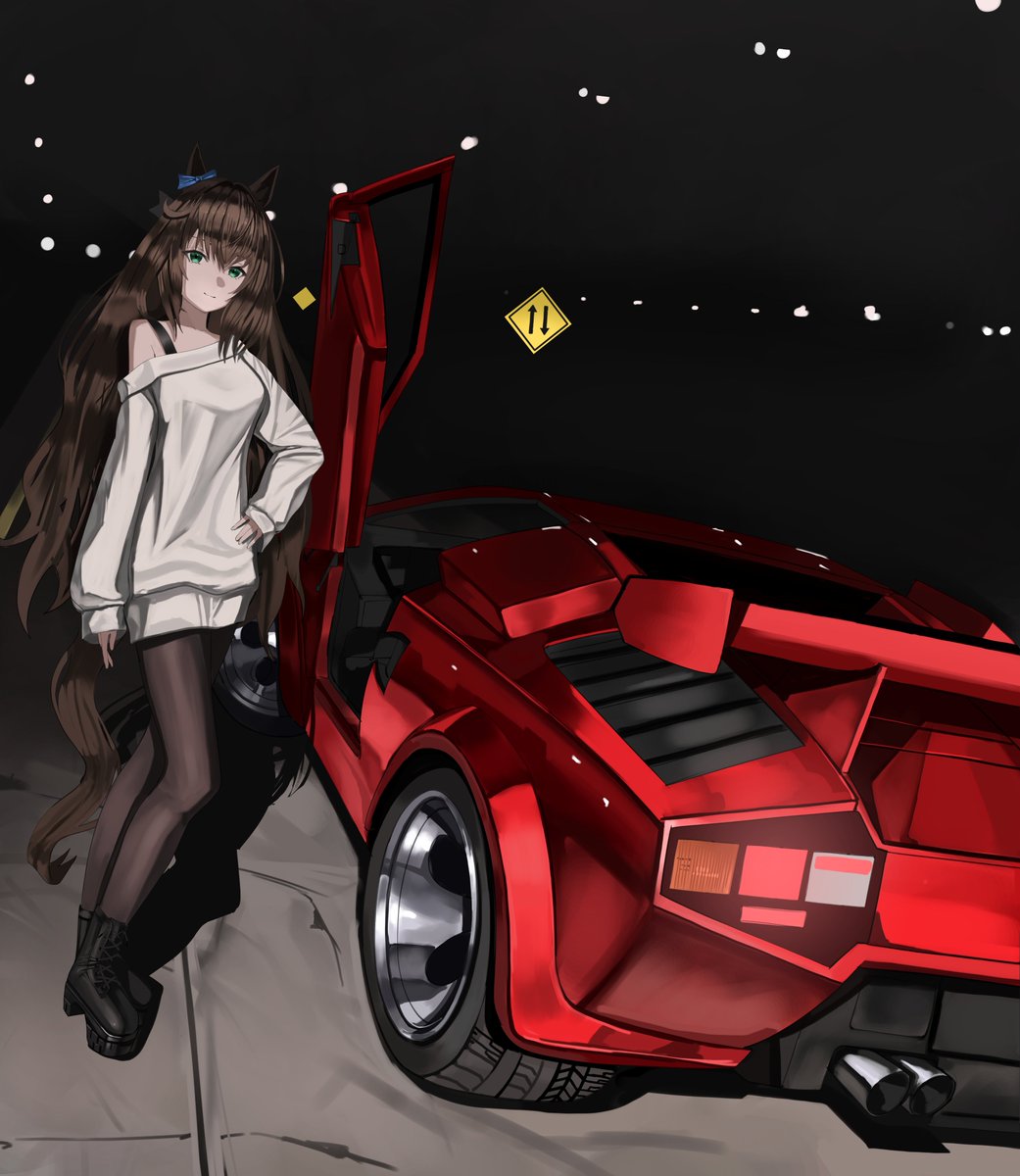 irv_V12's tweet image. Countach #ウマ娘 #umamusume