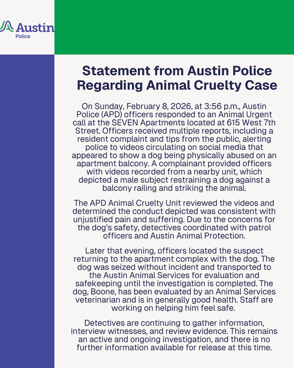 Austin Police Department tweet media