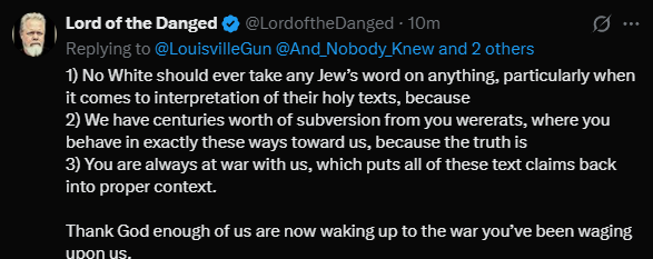 The type of person who is twisted up about "goy" lmao