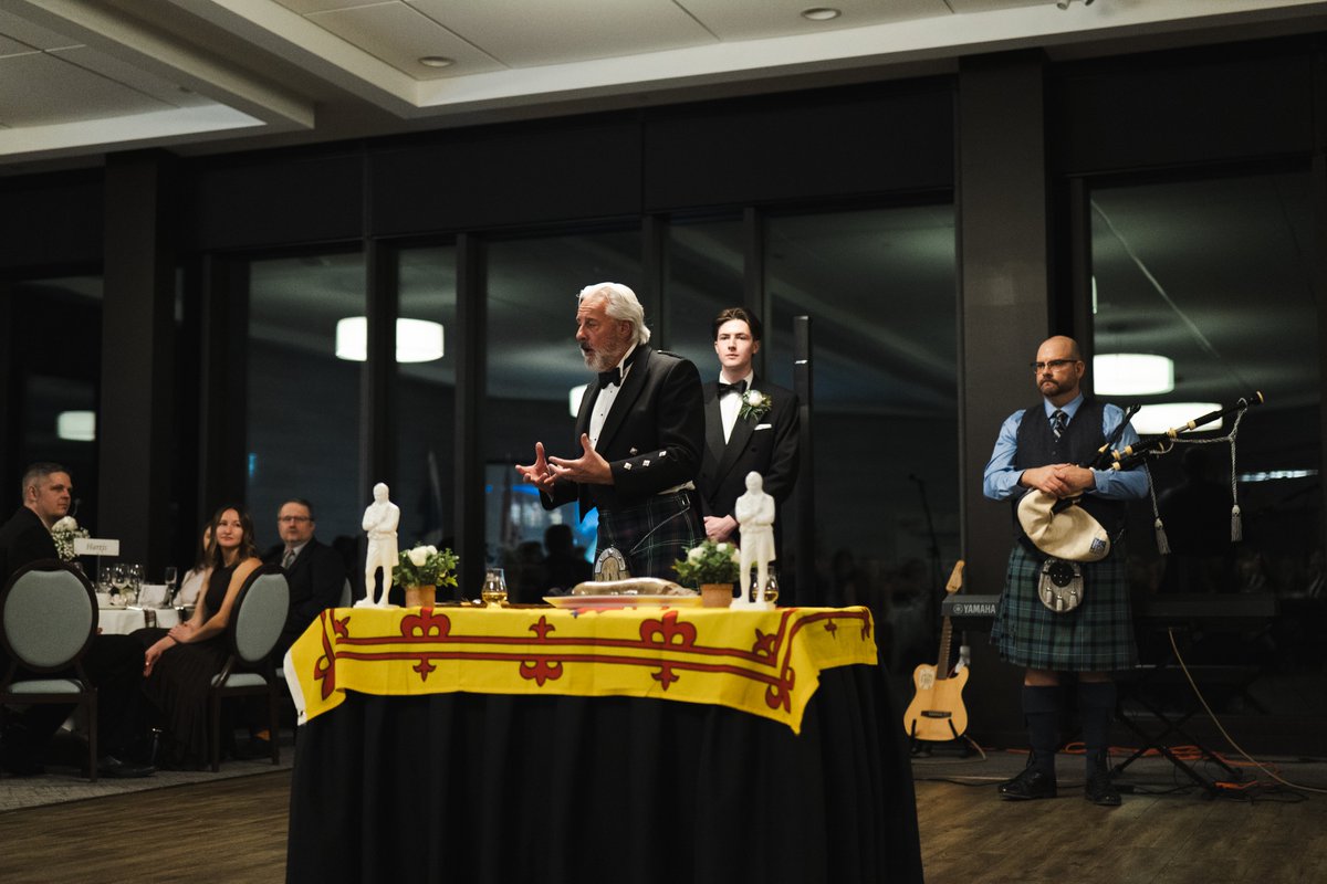 NovusTechServ's tweet photo. A wonderful evening celebrating Robert Burns Night on January 31st — filled with good company, great food, and a few timeless verses. Novus was proud to sponsor the evening, helping to raise  $29,000 in support of @KidsCancerCare. A special night to honor Scottish traditions. https://t.co/E2pBAToLEj