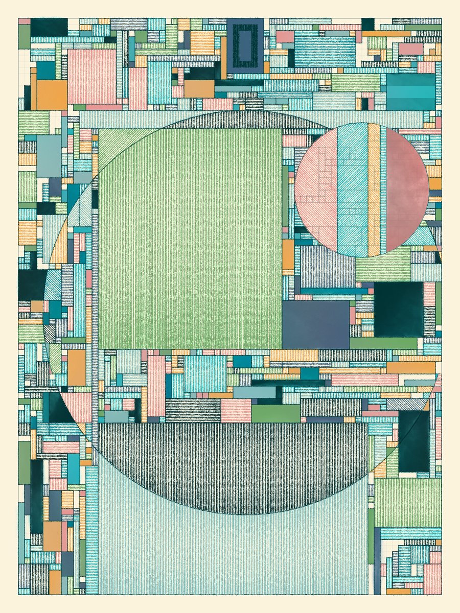 robdixon's tweet image. Hatches #17 got complex.

@artblocks_io 

#CodeArt #GenerativeArt