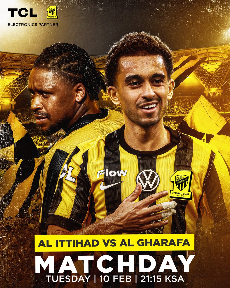 وأنت تتابع الاتحاد… إيش يفرق معاك أكثر وليش؟
🔊 الصوت
🖼️ وضوح الصورة
🔥 الحماس

اكتب اختيارك 👇
تابع + ريتويت

🎁 ٦ فائزين بتذاكر حضور المباراة
(فائز واحد بذهبية – ٢ فايزين بتذكرة سيلفر – ٣ فايزين بتذكرتين عادية)